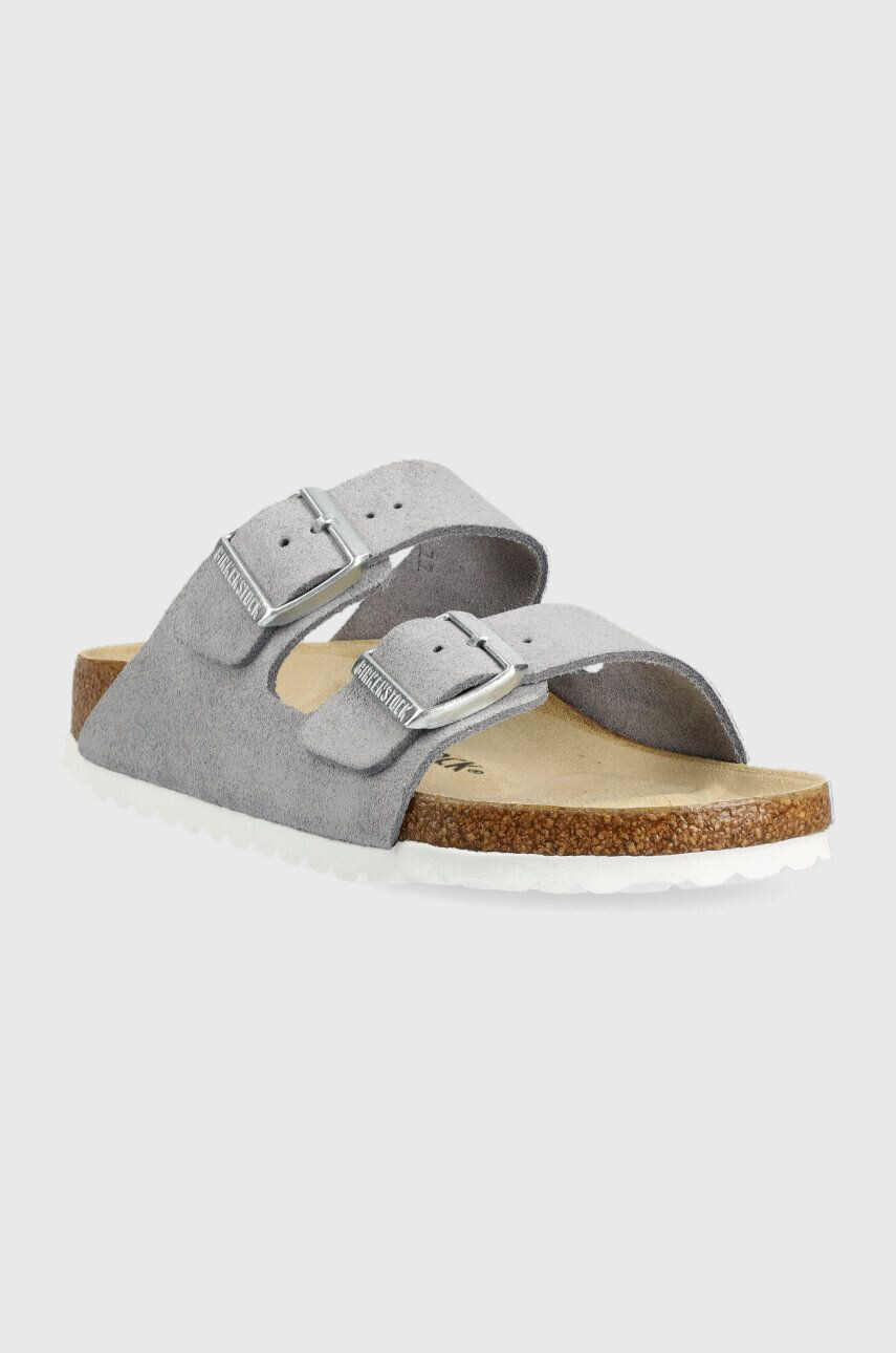 Birkenstock Semišové pantofle Arizona BS dámské žlutá barva 1024201 - Pepit.cz