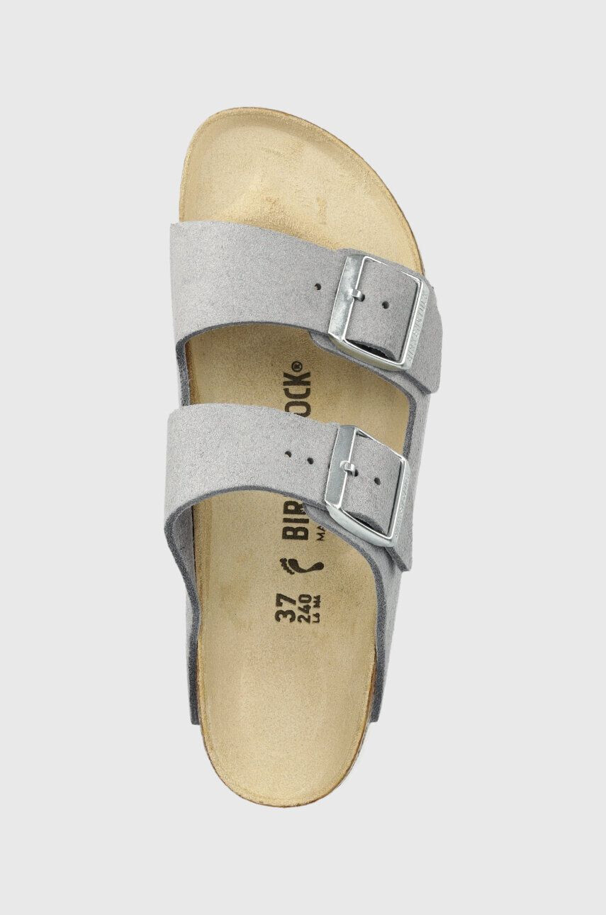 Birkenstock Semišové pantofle Arizona BS dámské žlutá barva 1024201 - Pepit.cz