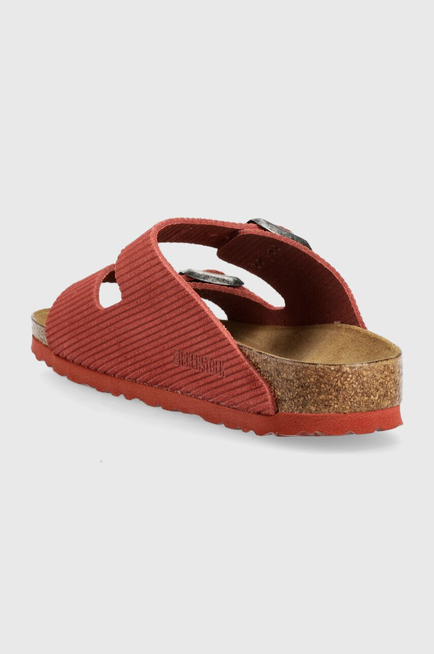 Birkenstock Semišové pantofle Arizona Corduroy pánské červená barva 1026145 - Pepit.cz