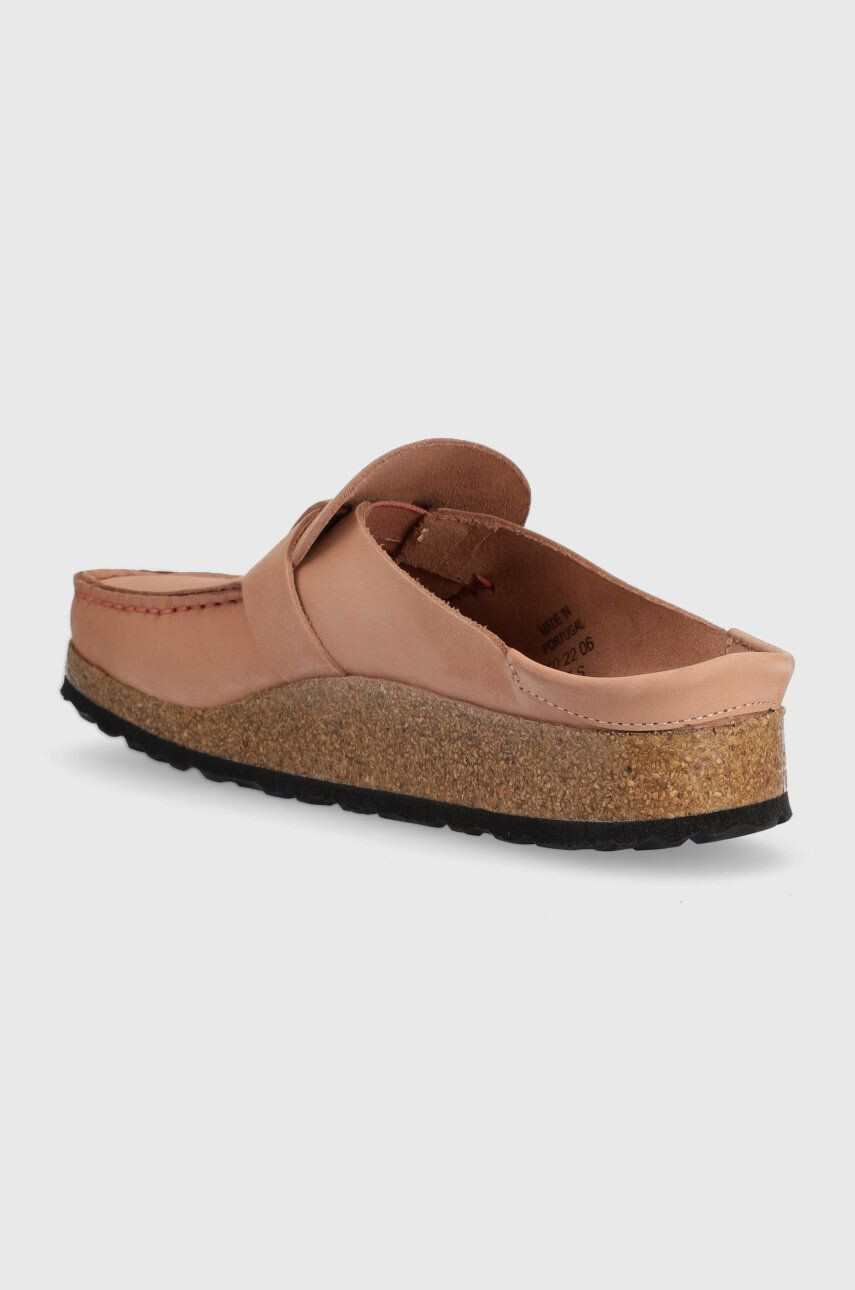 Birkenstock Semišové pantofle BUCKLEY dámské růžová barva 1024089 - Pepit.cz