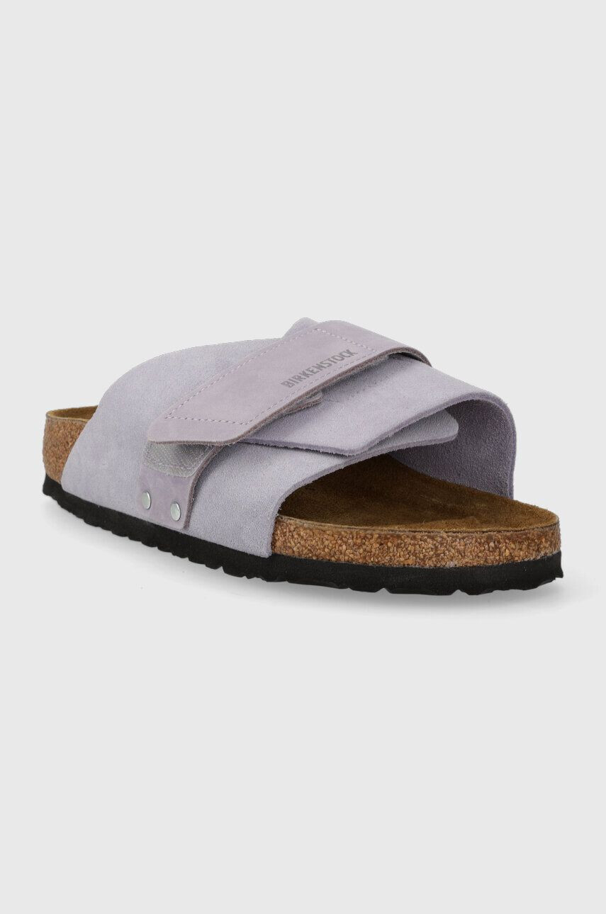 Birkenstock Semišové pantofle Kyoto - Pepit.cz