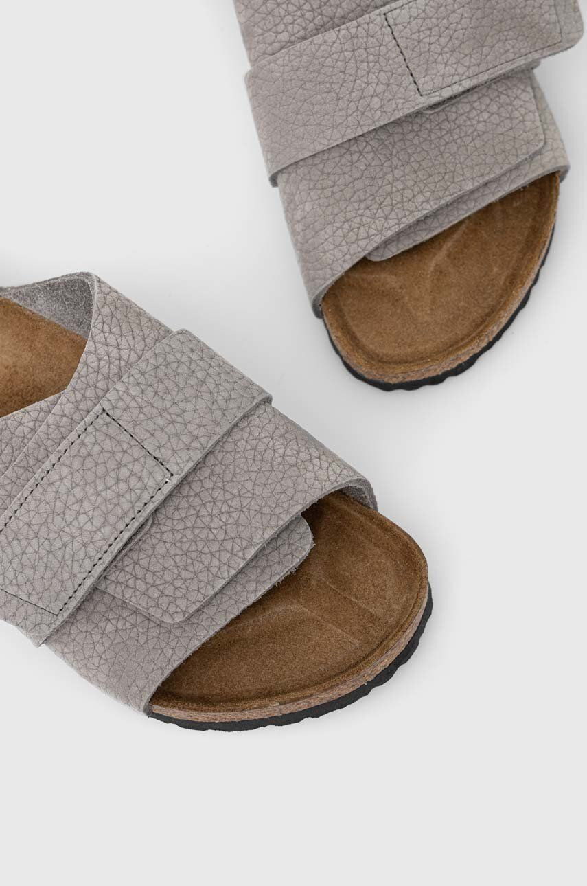 Birkenstock Semišové pantofle KYOTO pánské černá barva 1020388 - Pepit.cz