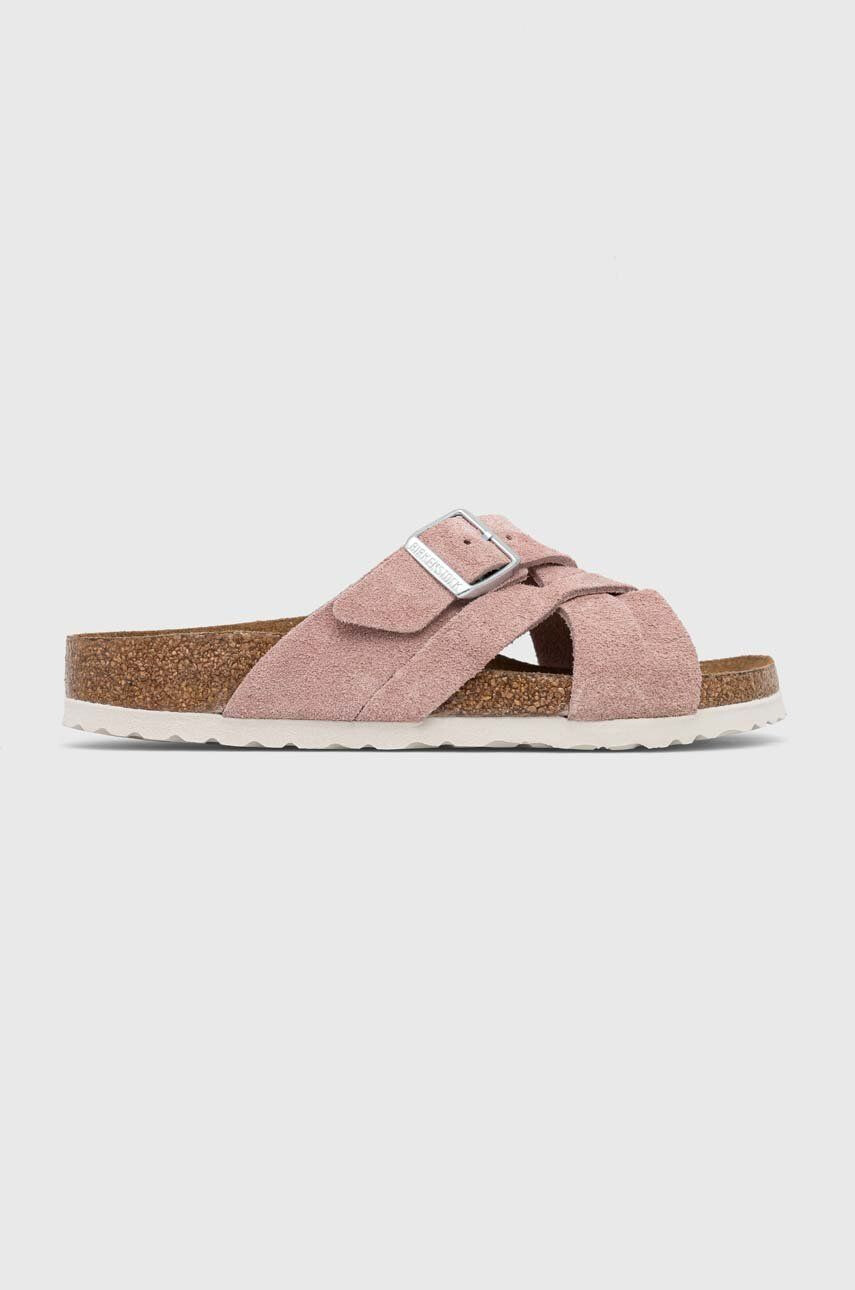 Birkenstock Semišové pantofle LUGANO SFB - Pepit.cz