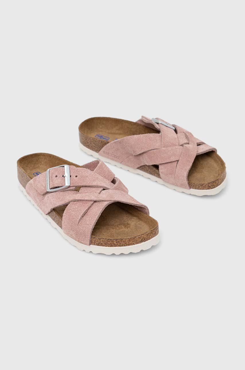 Birkenstock Semišové pantofle LUGANO SFB - Pepit.cz