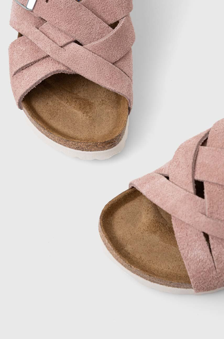 Birkenstock Semišové pantofle LUGANO SFB - Pepit.cz