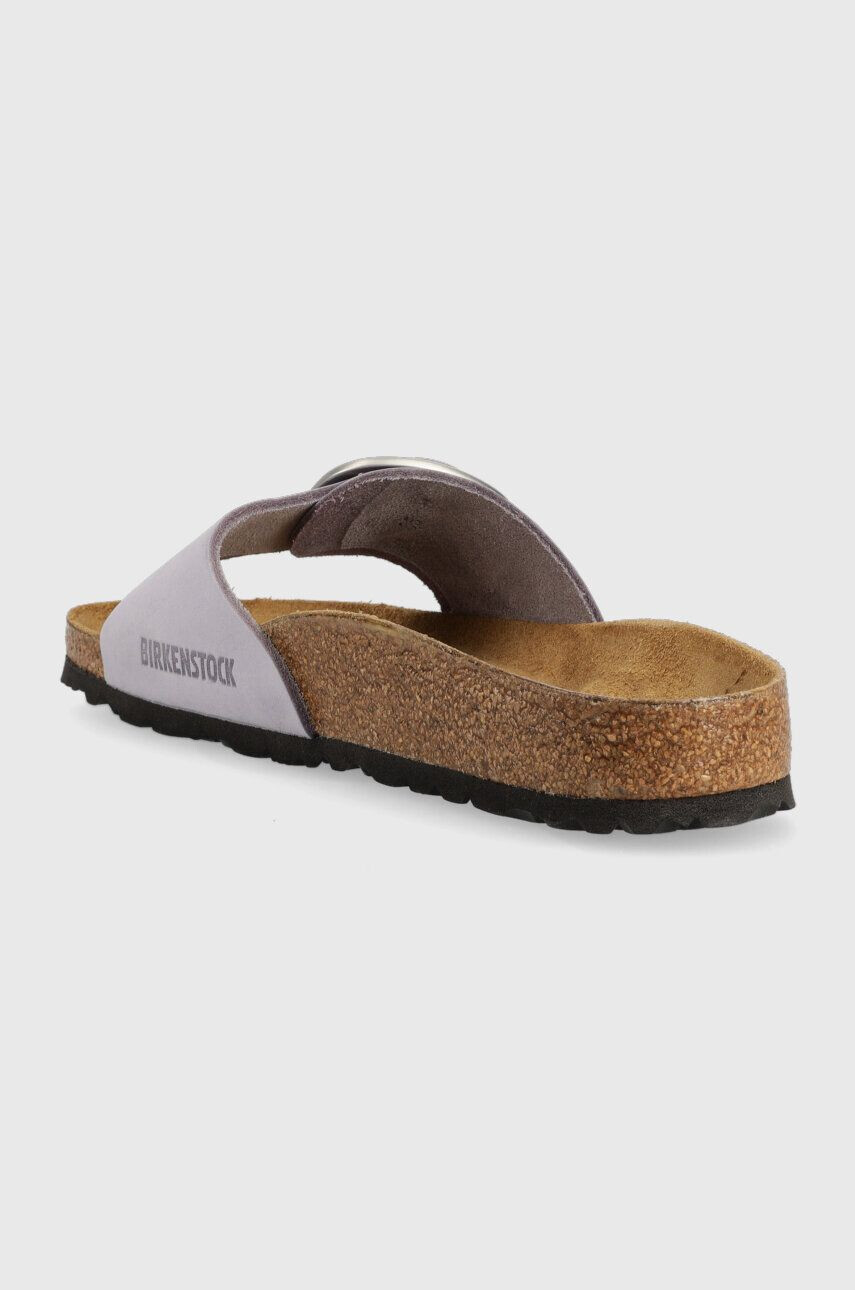 Birkenstock Semišové pantofle Madrid Big Buckle - Pepit.cz