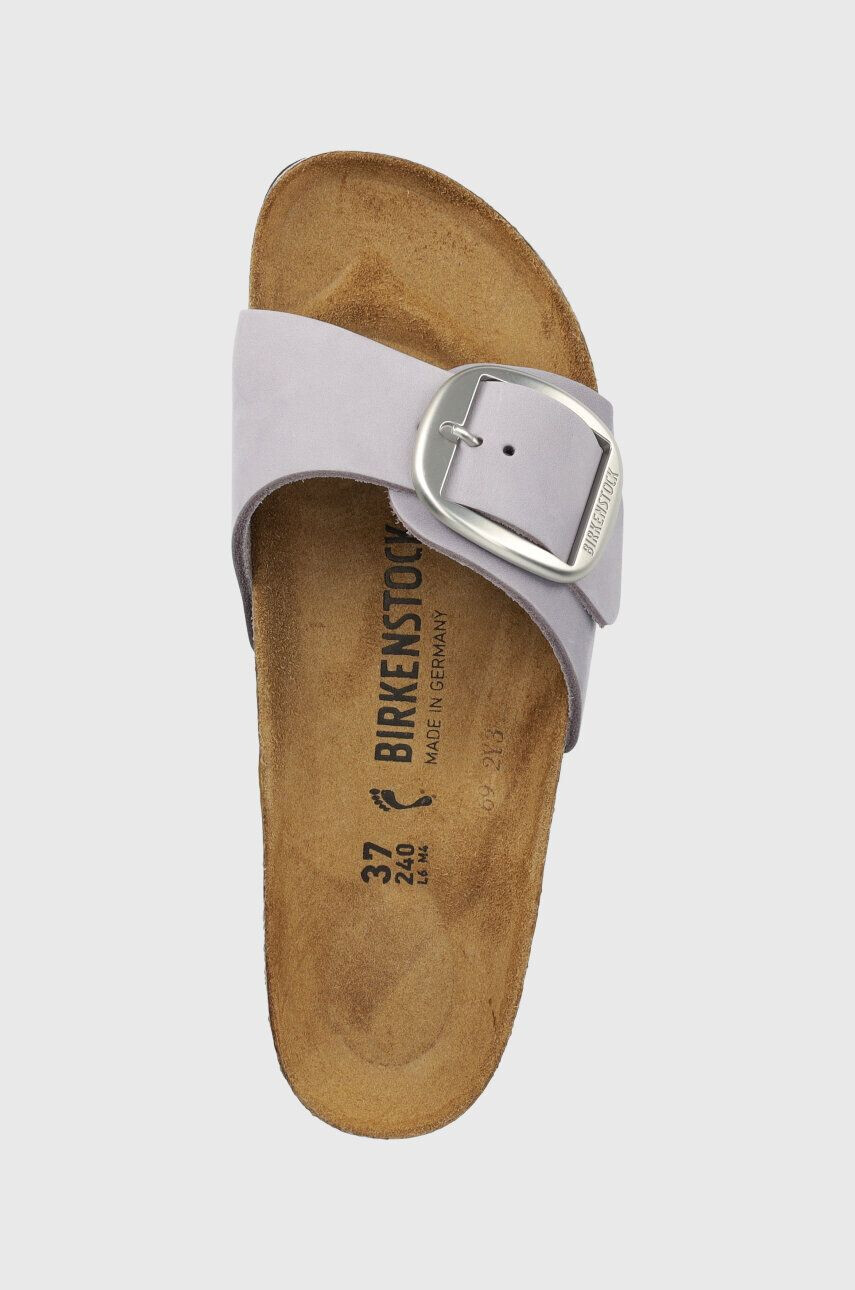 Birkenstock Semišové pantofle Madrid Big Buckle - Pepit.cz