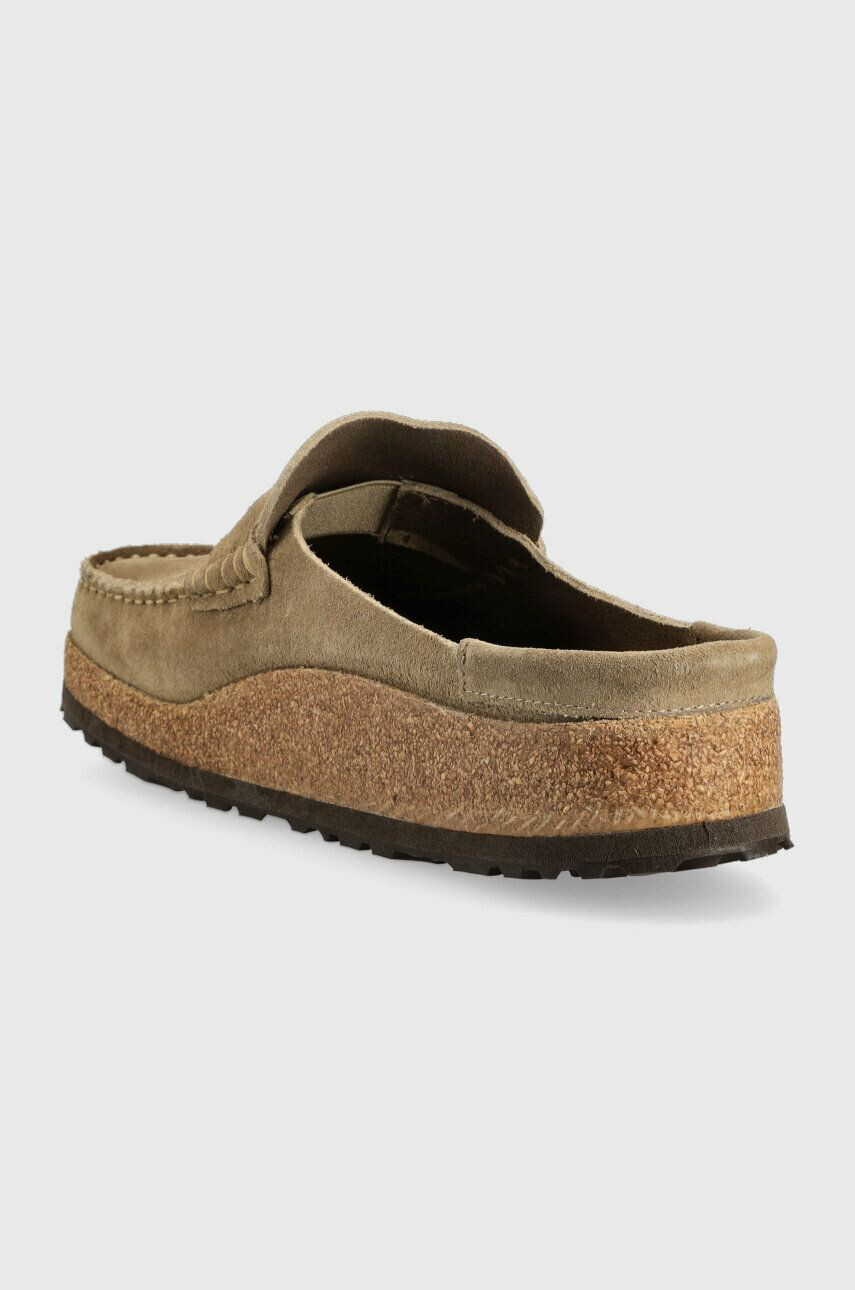 Birkenstock Semišové pantofle NAPLES pánské béžová barva 1025003 - Pepit.cz