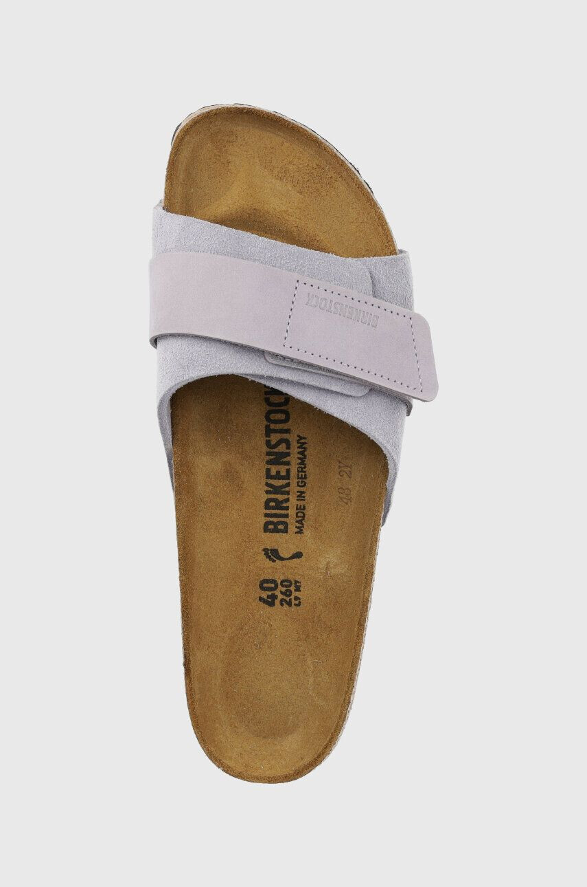 Birkenstock Semišové pantofle Oita dámské fialová barva 1025334 - Pepit.cz