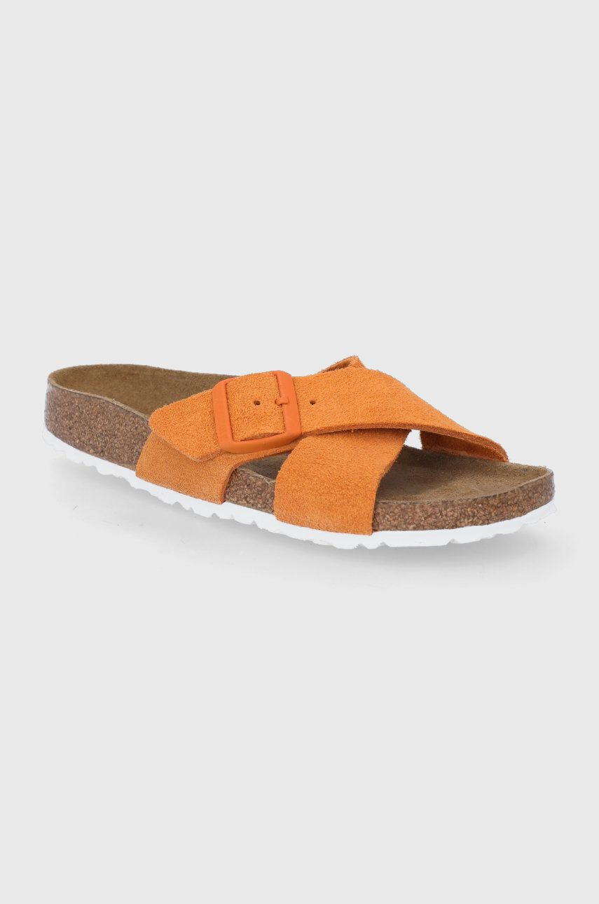 Birkenstock Semišové pantofle Siena - Pepit.cz