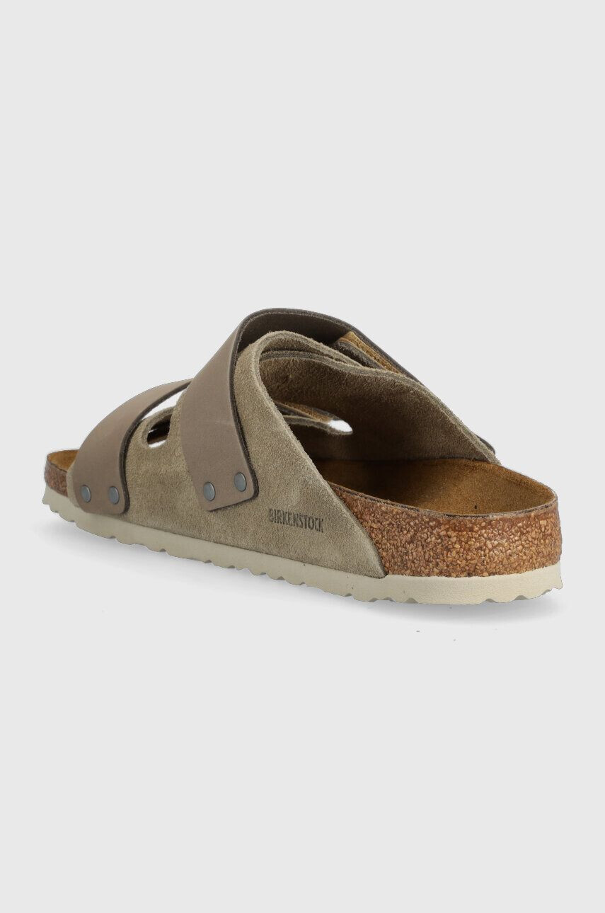 Birkenstock Semišové pantofle Uji dámské béžová barva 1025695 - Pepit.cz