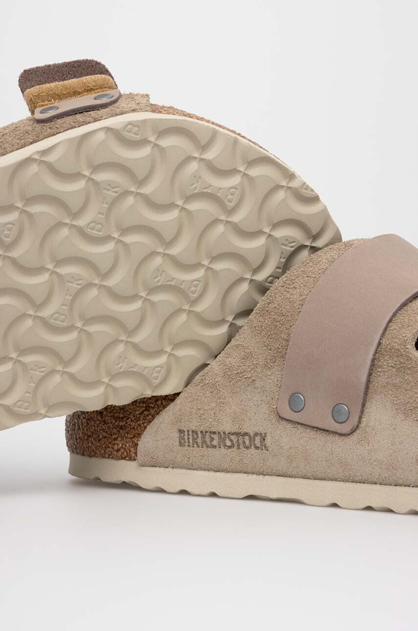 Birkenstock Semišové pantofle Uji pánské béžová barva 1025690 - Pepit.cz