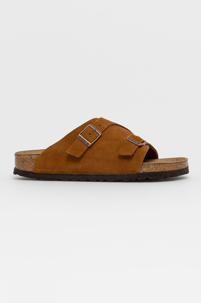 Birkenstock Semišové pantofle Zurich - Pepit.cz