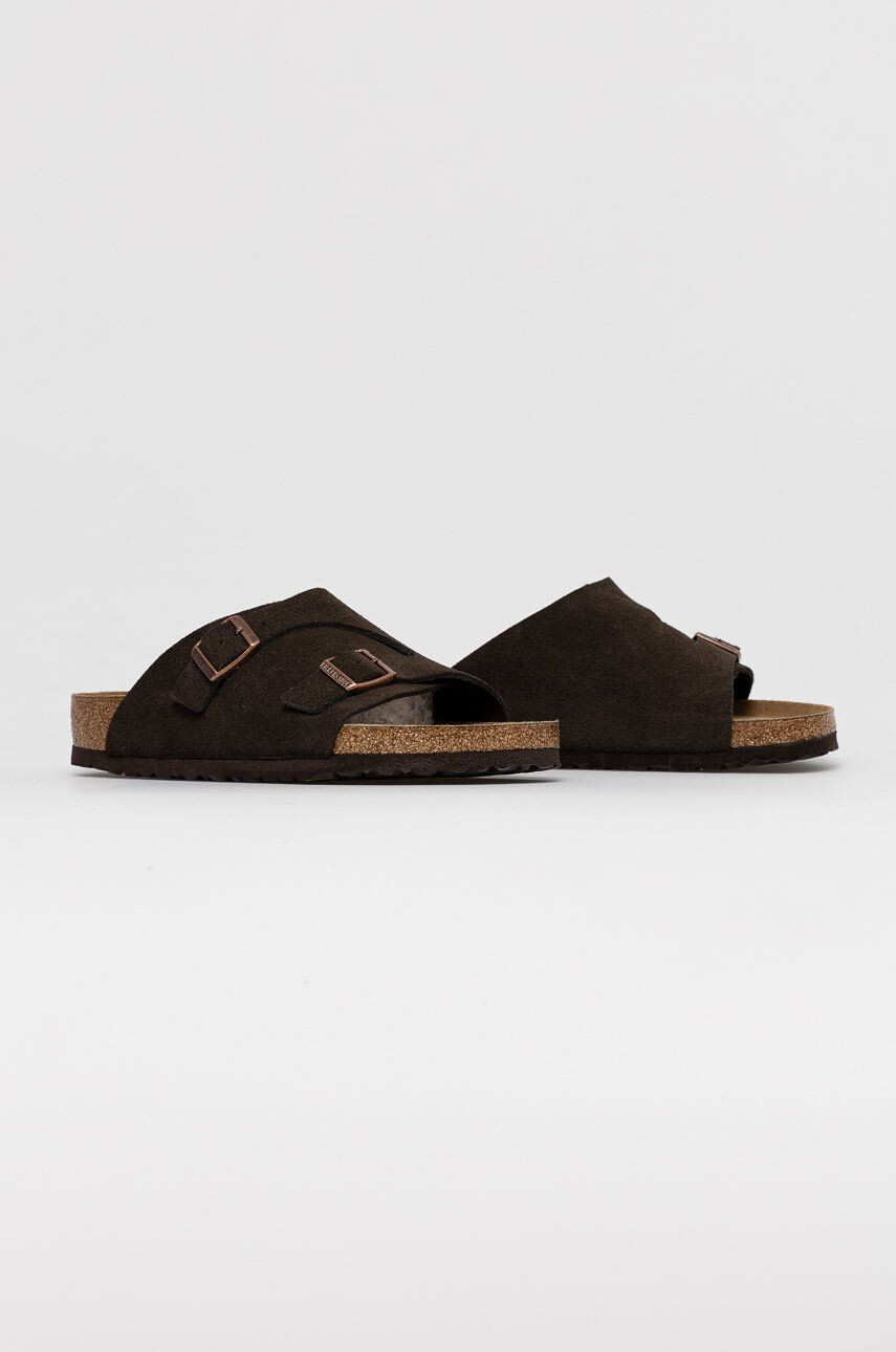 Birkenstock Semišové pantofle Zürich - Pepit.cz