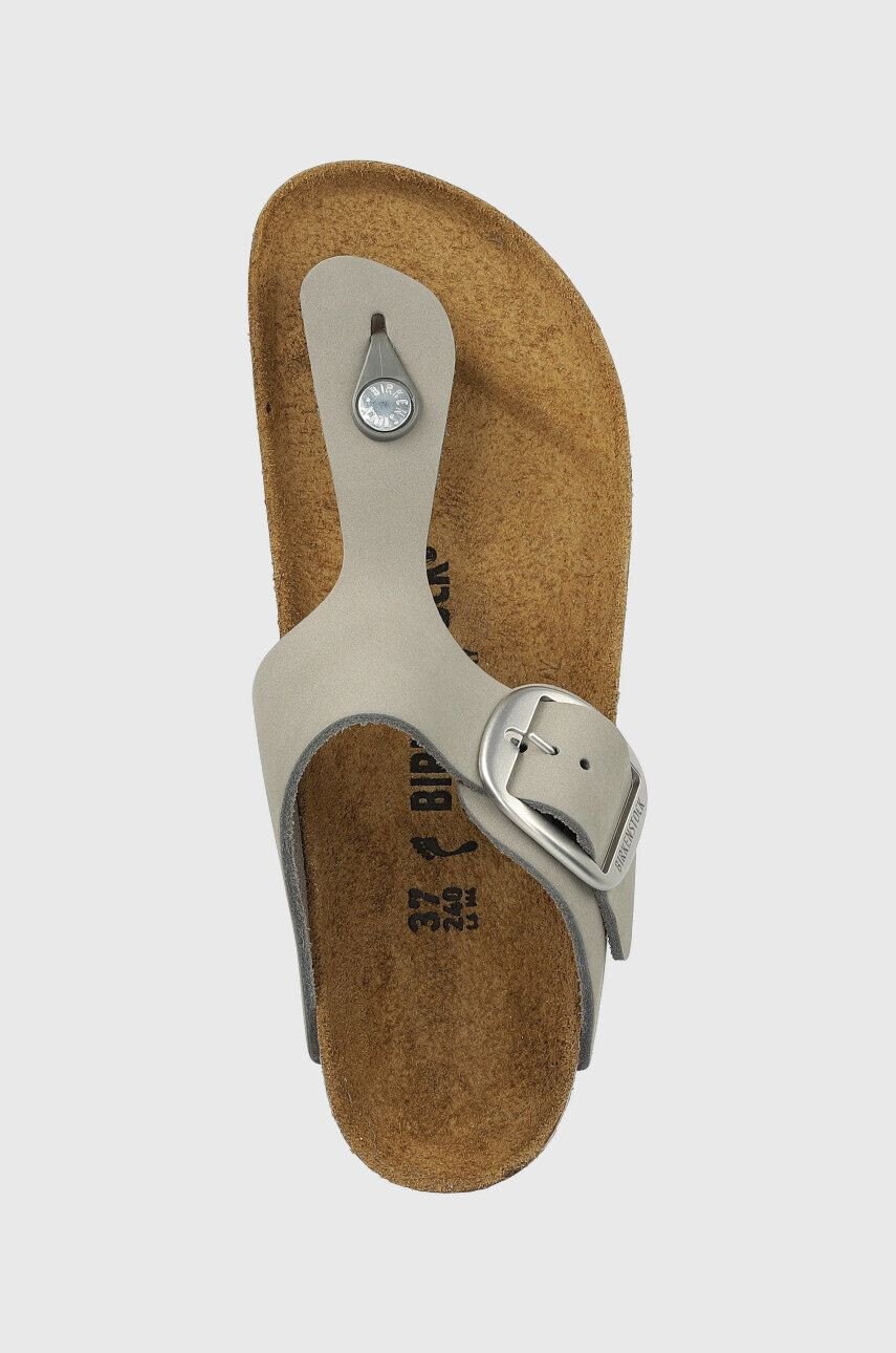 Birkenstock Semišové žabky Gizeh Big Buckle - Pepit.cz