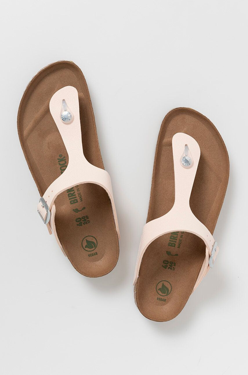 Birkenstock Žabky dámské růžová barva na plochém podpatku 1019636-Light.Rose - Pepit.cz