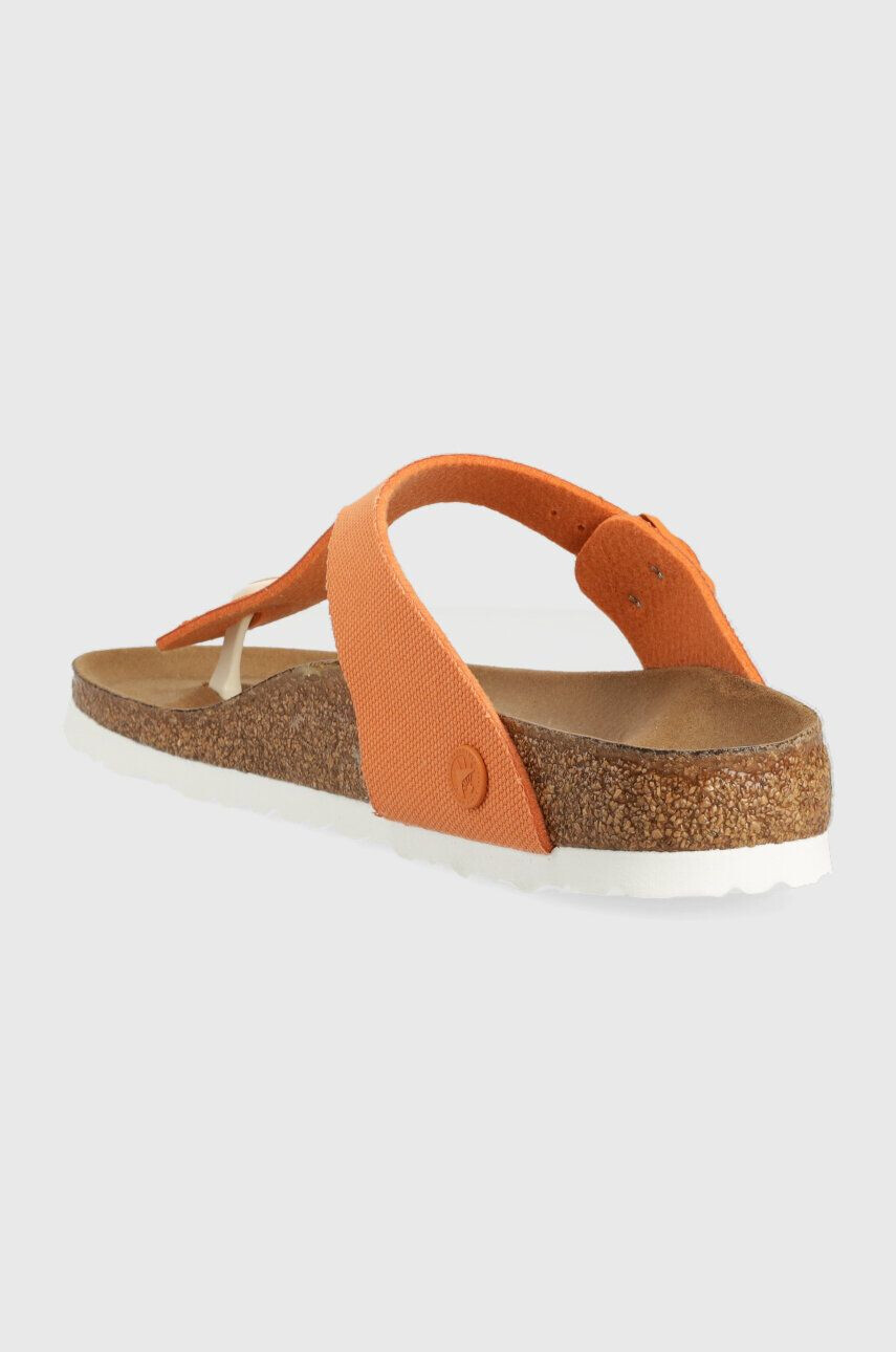 Birkenstock Žabky Gizeh dámské oranžová barva na plochém podpatku 1025560 - Pepit.cz