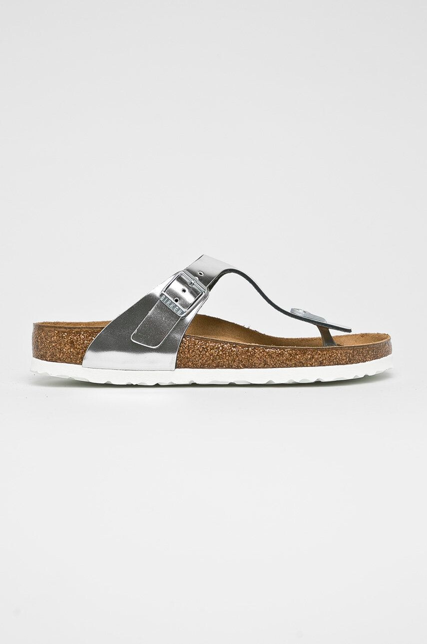 Birkenstock žabky Gizeh 1003674-SILVER - Pepit.cz