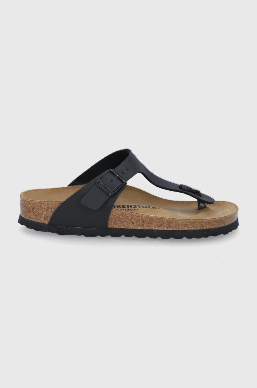 Birkenstock Žabky Gizeh dámské stříbrná barva na plochém podpatku 43853.Gizeh-Silver - Pepit.cz