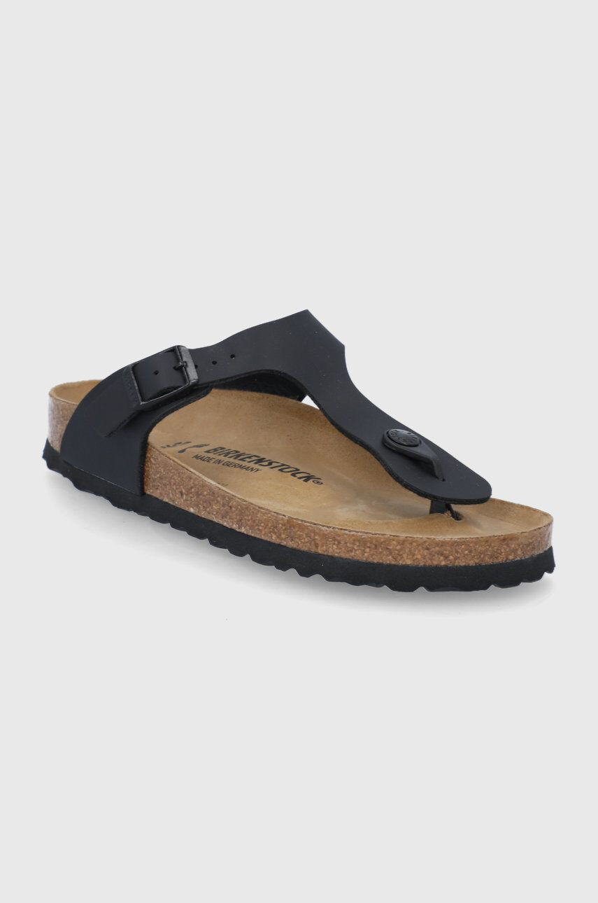 Birkenstock Žabky Gizeh dámské stříbrná barva na plochém podpatku 43853.Gizeh-Silver - Pepit.cz