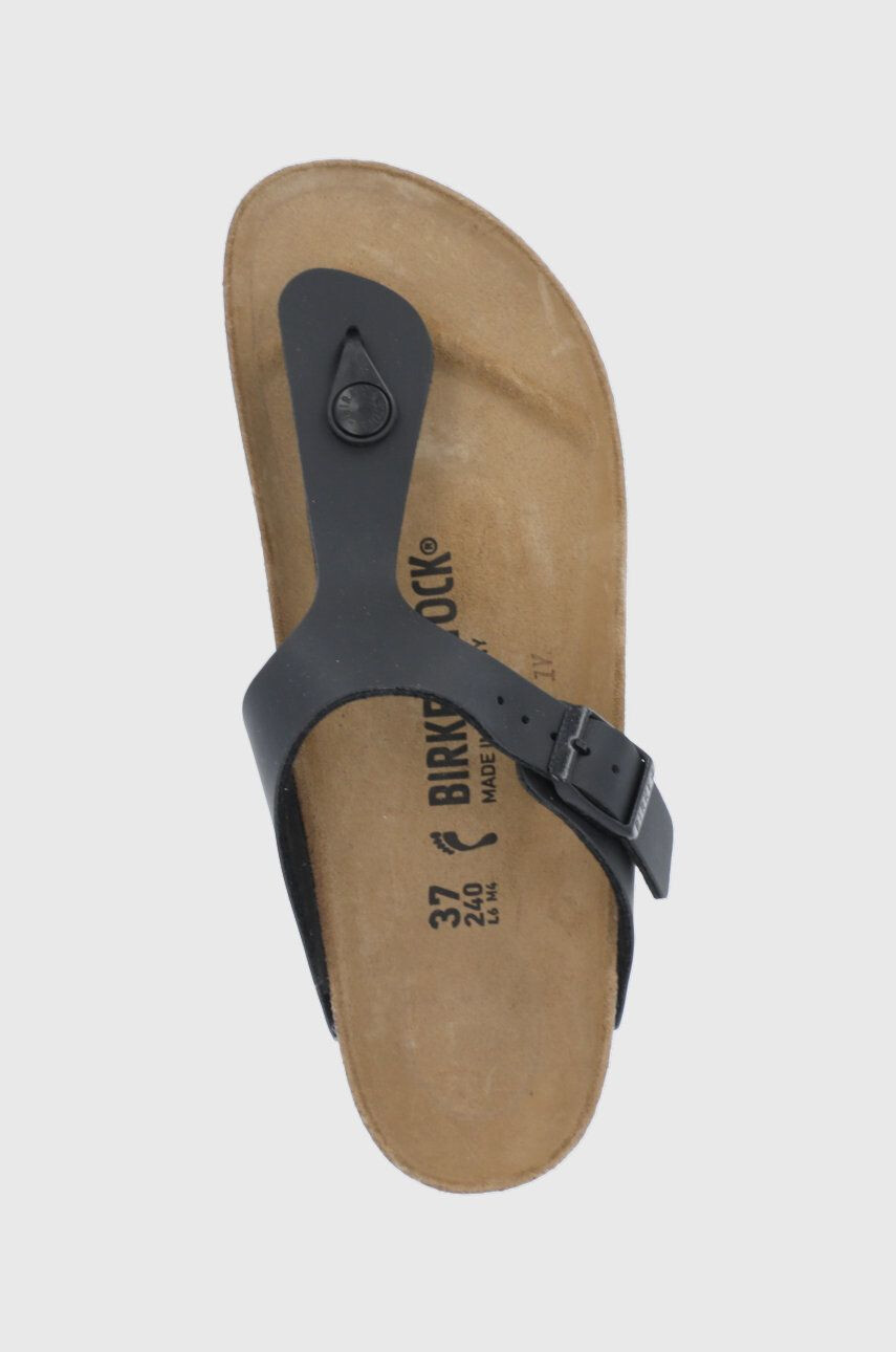 Birkenstock Žabky Gizeh dámské stříbrná barva na plochém podpatku 43853.Gizeh-Silver - Pepit.cz