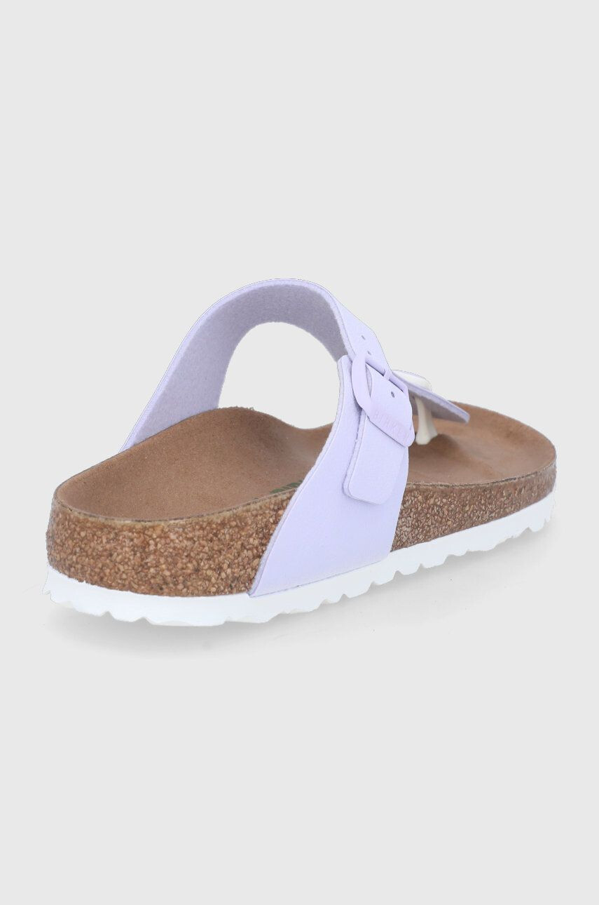 Birkenstock Žabky Gizeh dámské růžová barva na plochém podpatku - Pepit.cz