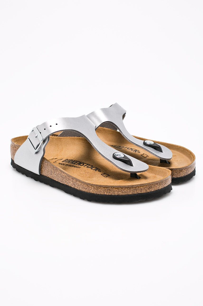 Birkenstock žabky Gizeh Bs 043851-Silver - Pepit.cz