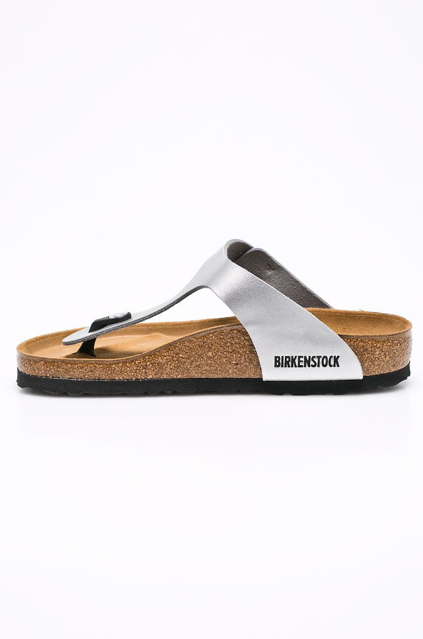 Birkenstock žabky Gizeh Bs 043851-Silver - Pepit.cz