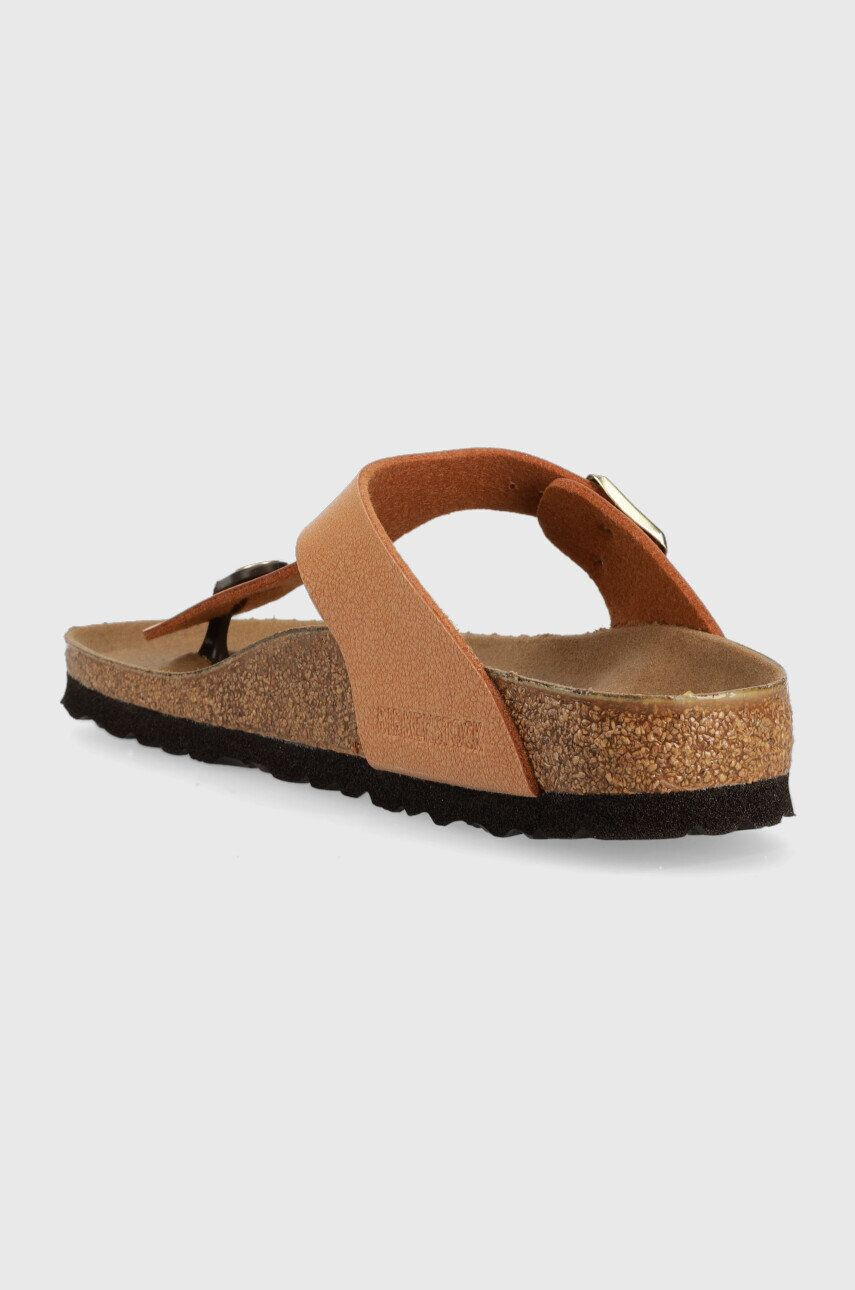 Birkenstock Žabky GIZEH BS dámské hnědá barva na plochém podpatku - Pepit.cz