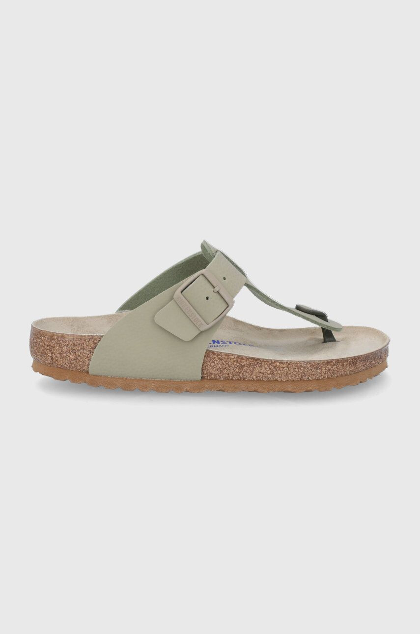 Birkenstock Žabky Medina pánské zelená barva - Pepit.cz