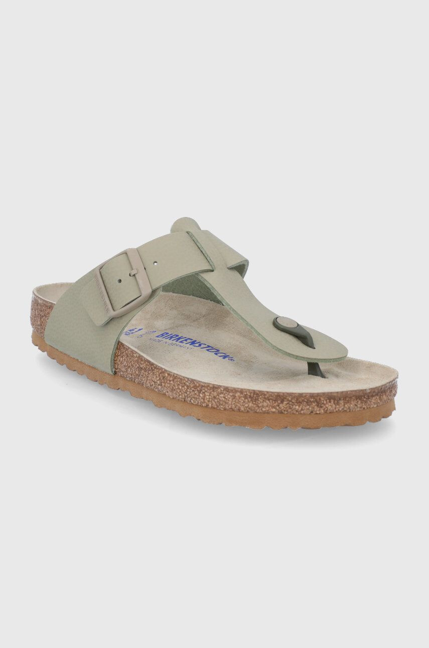 Birkenstock Žabky Medina pánské zelená barva - Pepit.cz