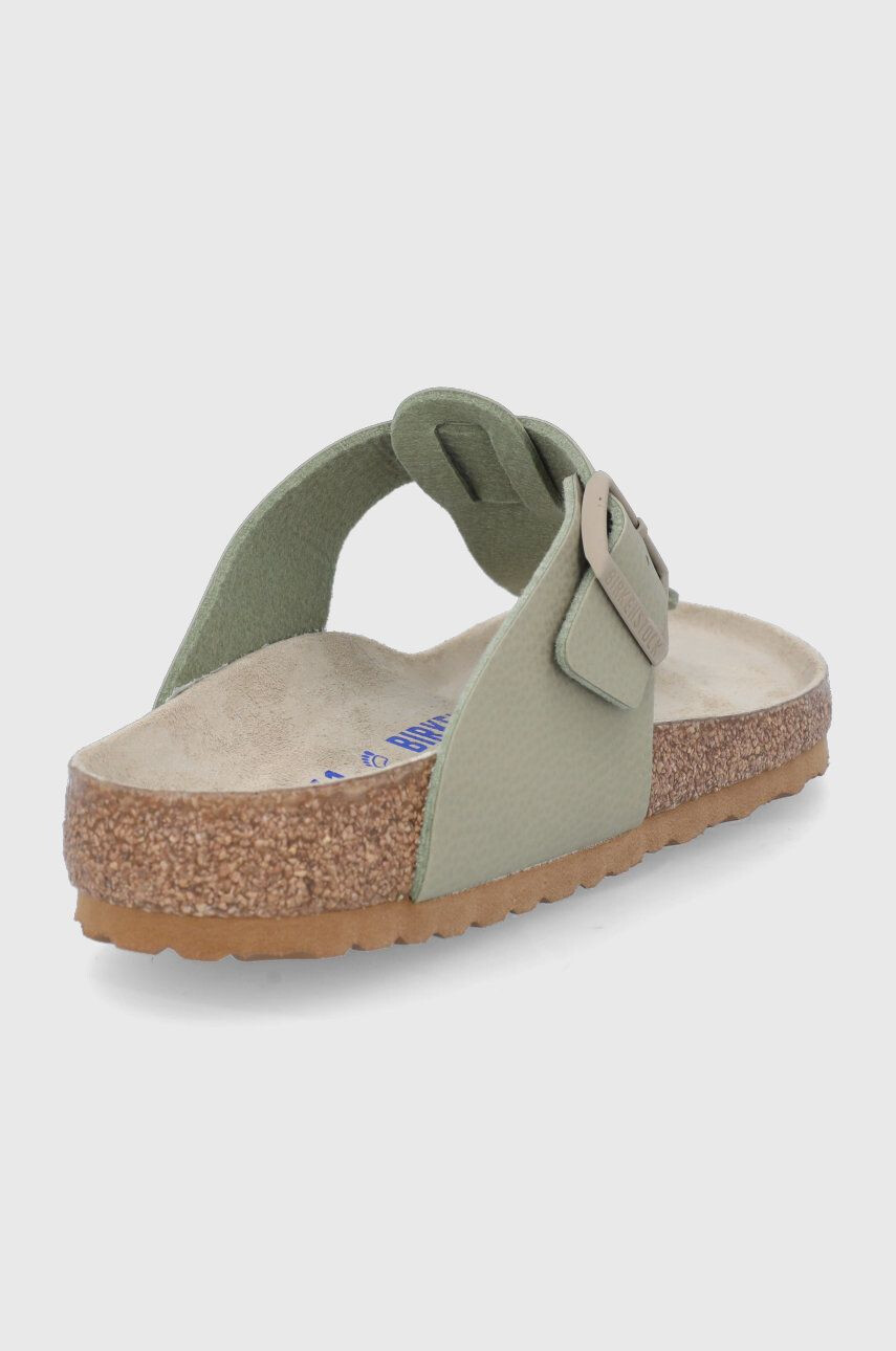 Birkenstock Žabky Medina pánské zelená barva - Pepit.cz