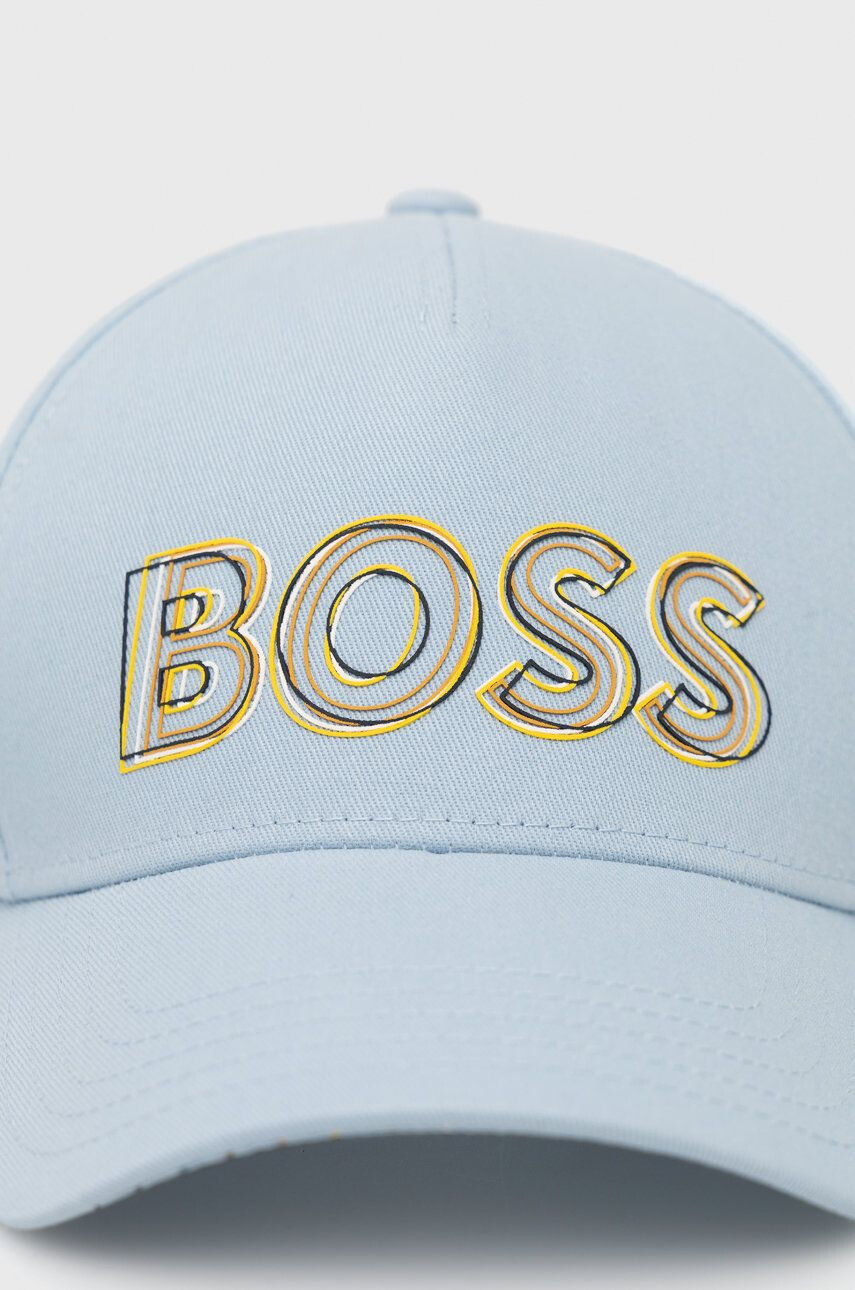 Boss Green Bavlněná čepice BOSS Boss Athleisure s potiskem - Pepit.cz