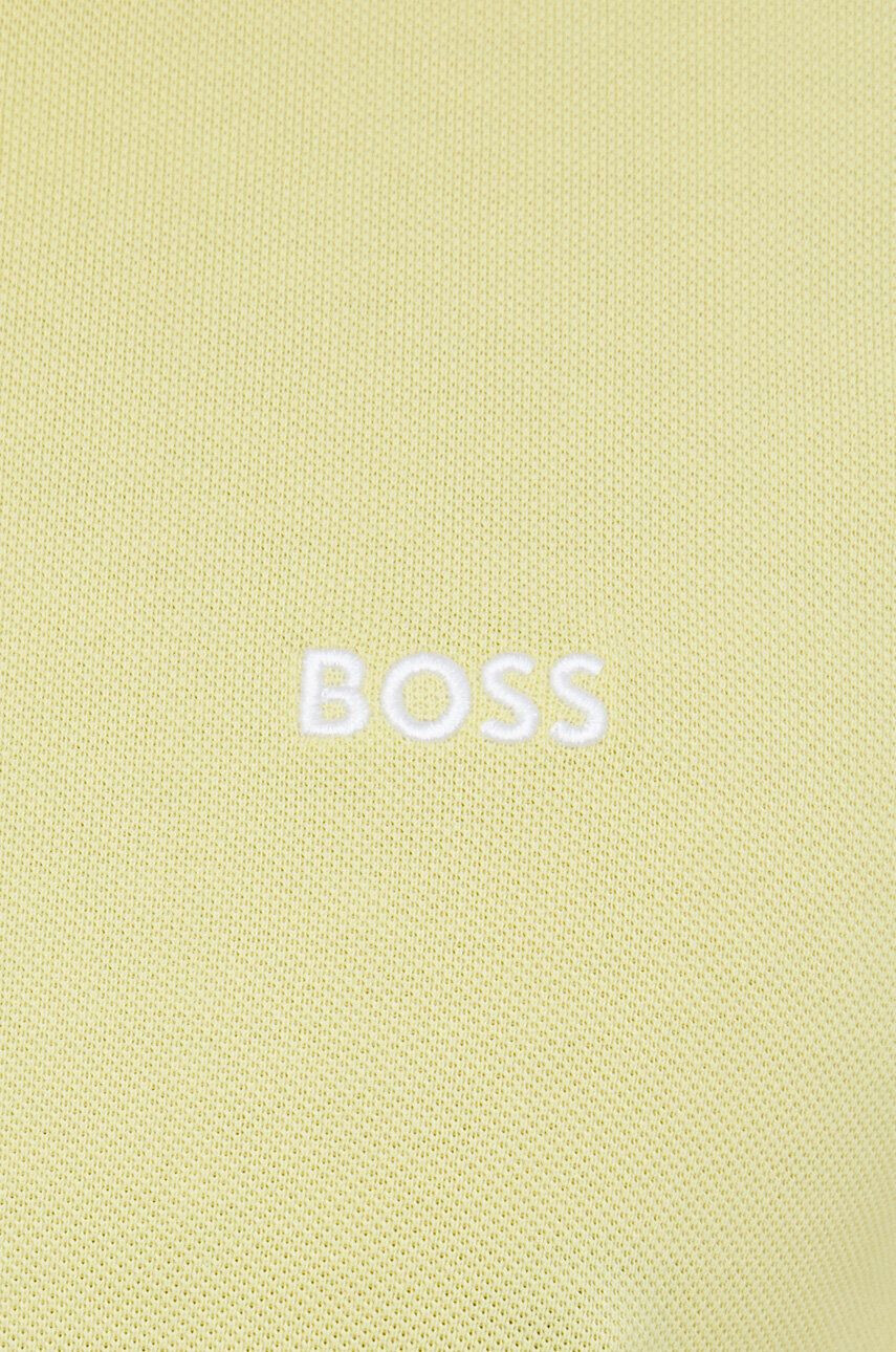 Boss Green Bavlněné polo tričko BOSS BOSS ATHLEISURE bílá barva - Pepit.cz