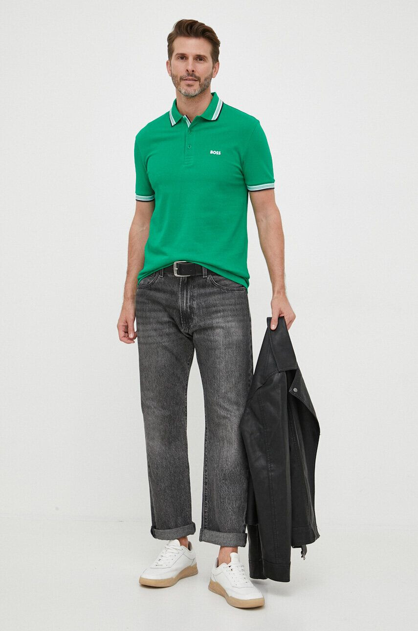 Boss Green Bavlněné polo tričko BOSS BOSS ATHLEISURE - Pepit.cz