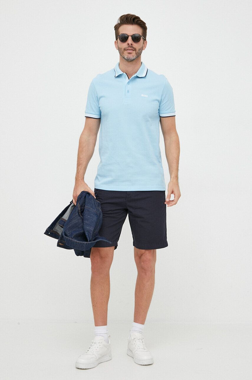 Boss Green Bavlněné polo tričko BOSS BOSS ATHLEISURE - Pepit.cz