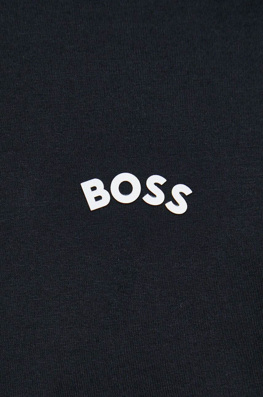 Boss Green Bavlněné tričko BOSS BOSS ATHLEISURE tmavomodrá barva - Pepit.cz