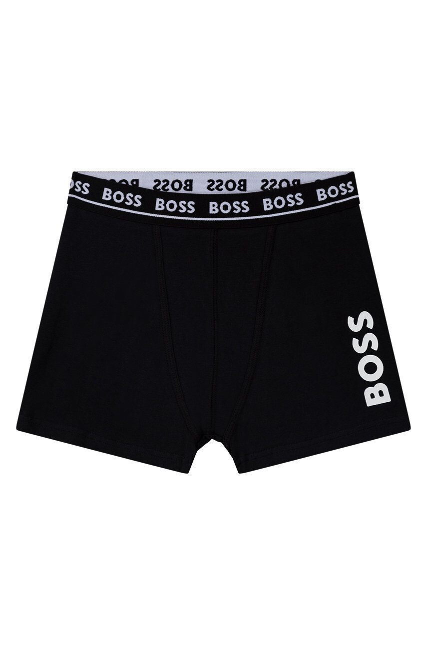 Boss Boxerky (2-pack) černá barva - Pepit.cz