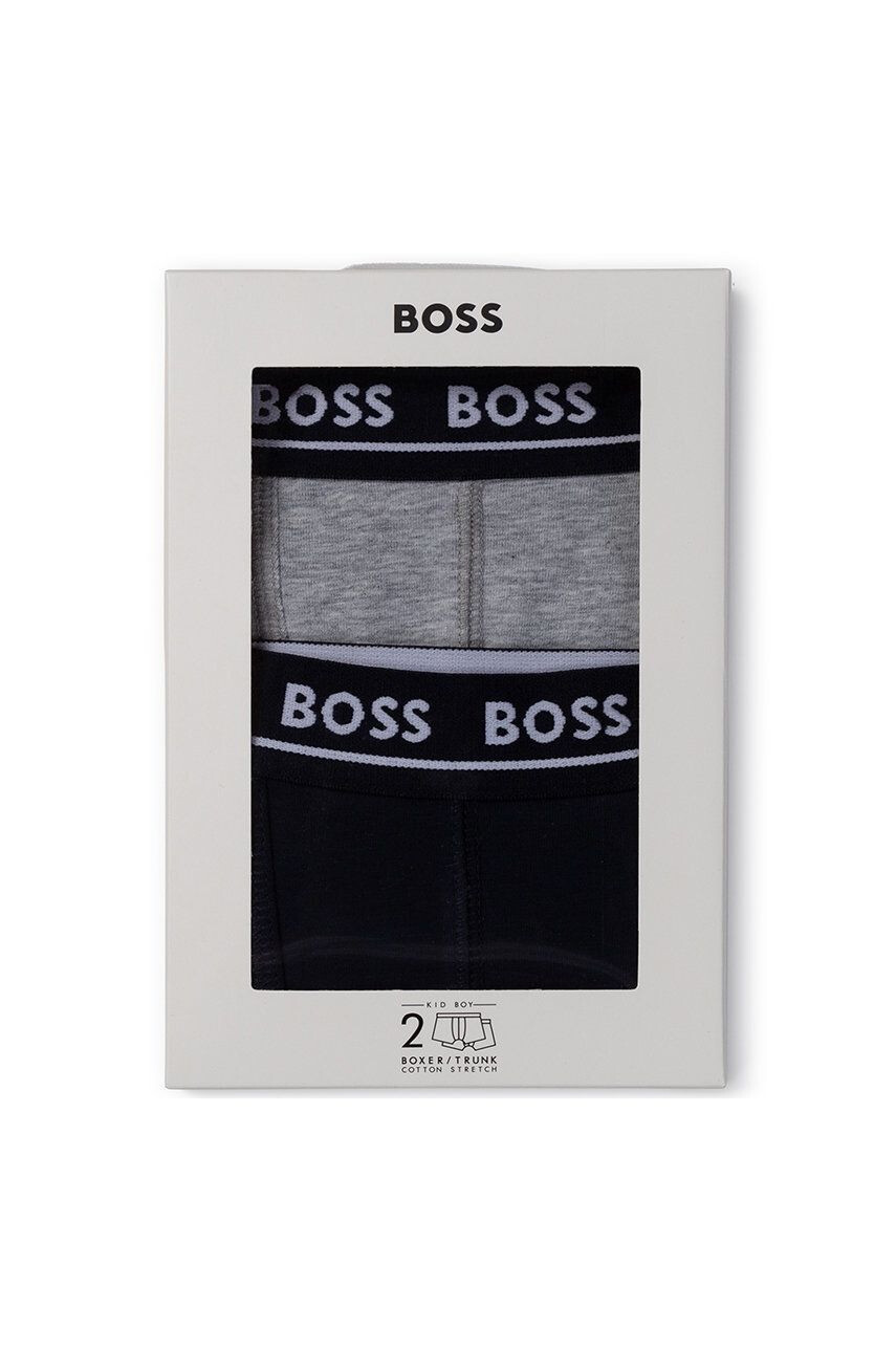 Boss Boxerky (2-pack) tmavomodrá barva - Pepit.cz