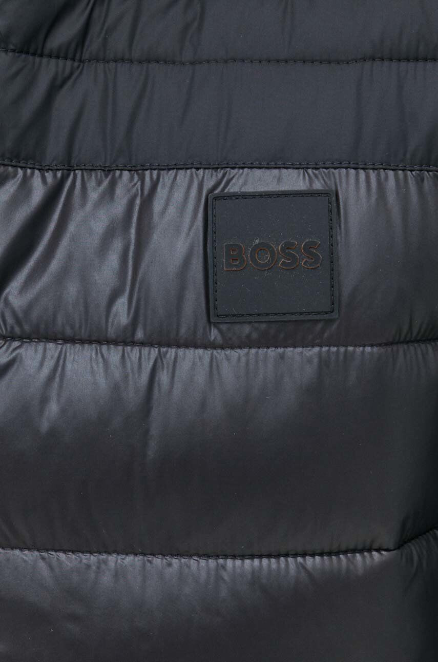 Boss Orange Bunda BOSS BOSS CASUAL pánská černá barva přechodná - Pepit.cz