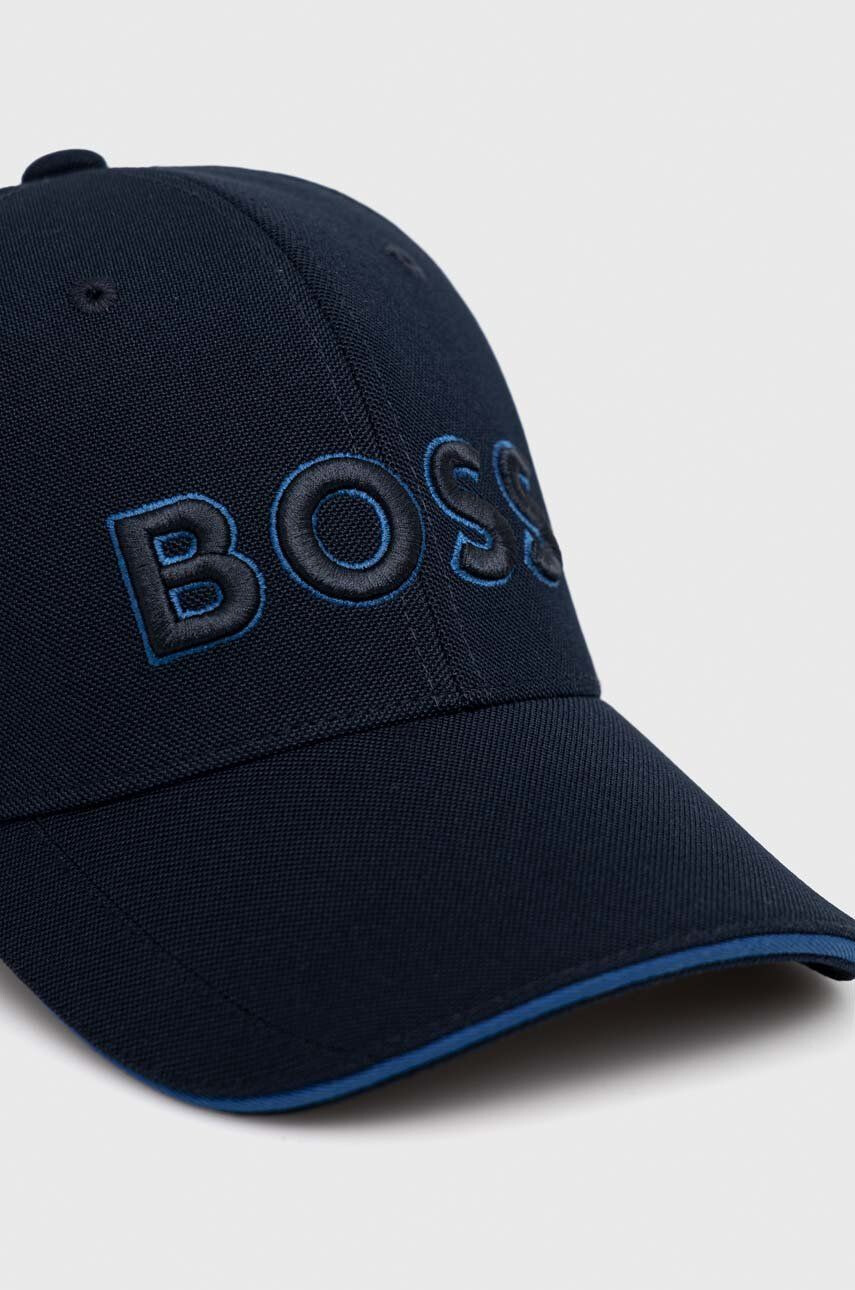 Boss Green Čepice BOSS boss athleisure tmavomodrá barva s aplikací - Pepit.cz