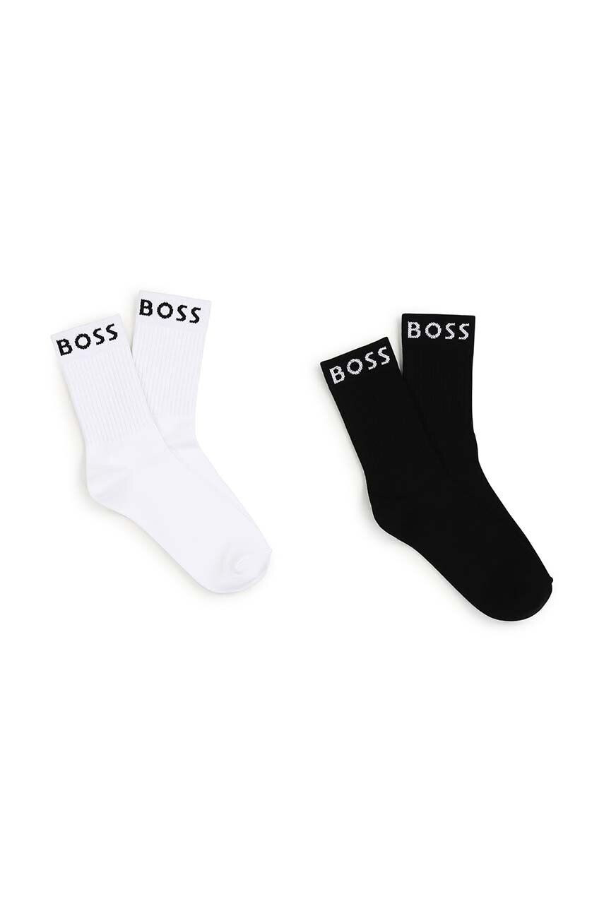 Boss Dětské ponožky 2-pack bílá barva - Pepit.cz