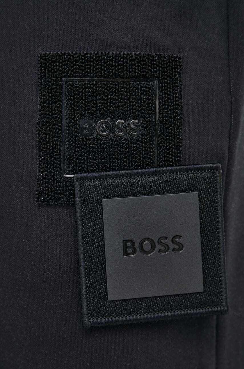 Boss Green Bavlněné šortky BOSS černá barva - Pepit.cz