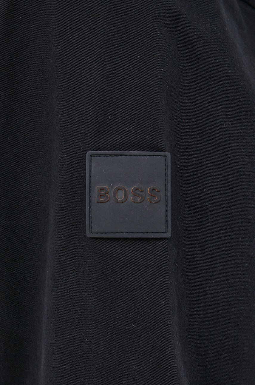 Boss Orange Košile BOSS Boss Casual pánská tmavomodrá barva slim s límečkem button-down - Pepit.cz