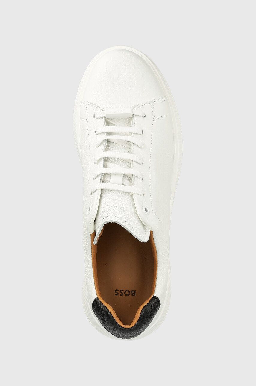 Boss Kožené sneakers boty Bulton bílá barva 50487262 - Pepit.cz