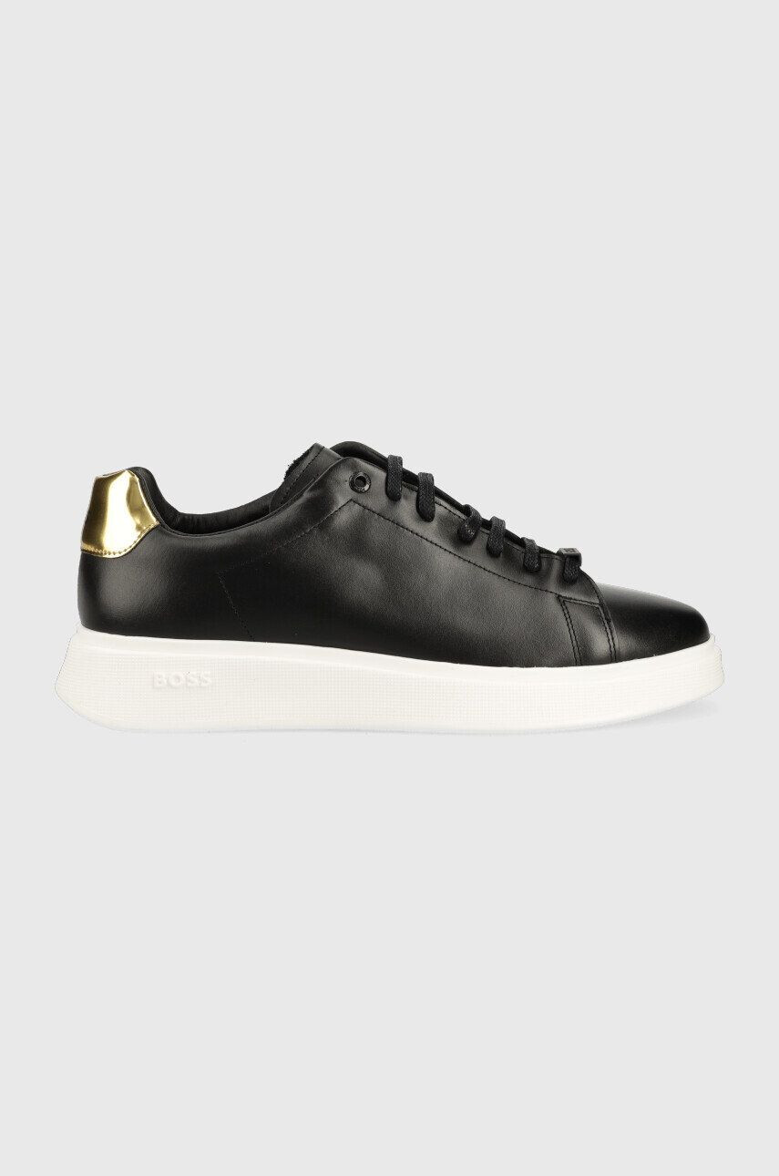 Boss Kožené sneakers boty Bulton bílá barva 50497880 - Pepit.cz