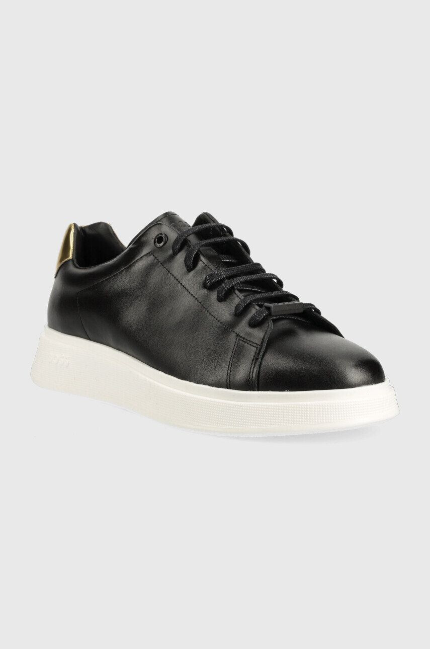 Boss Kožené sneakers boty Bulton bílá barva 50497880 - Pepit.cz