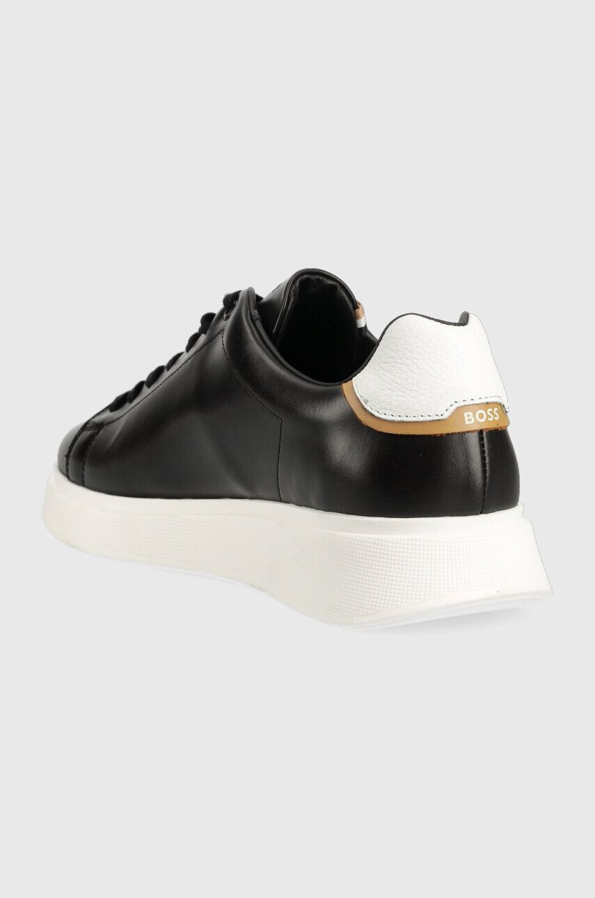 Boss Kožené sneakers boty Bulton černá barva 50497880 - Pepit.cz