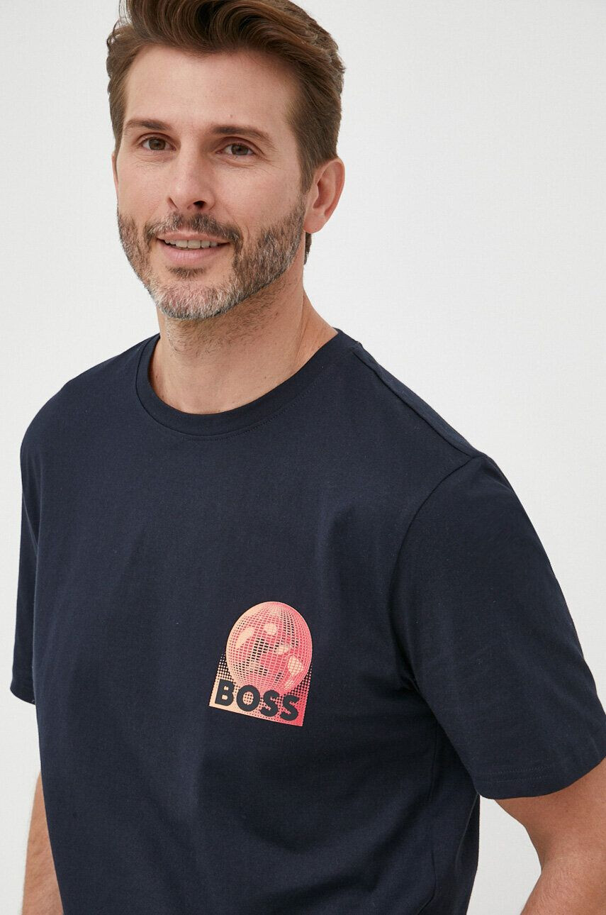 Boss Orange Oboustranné bavlněné tričko BOSS - Pepit.cz