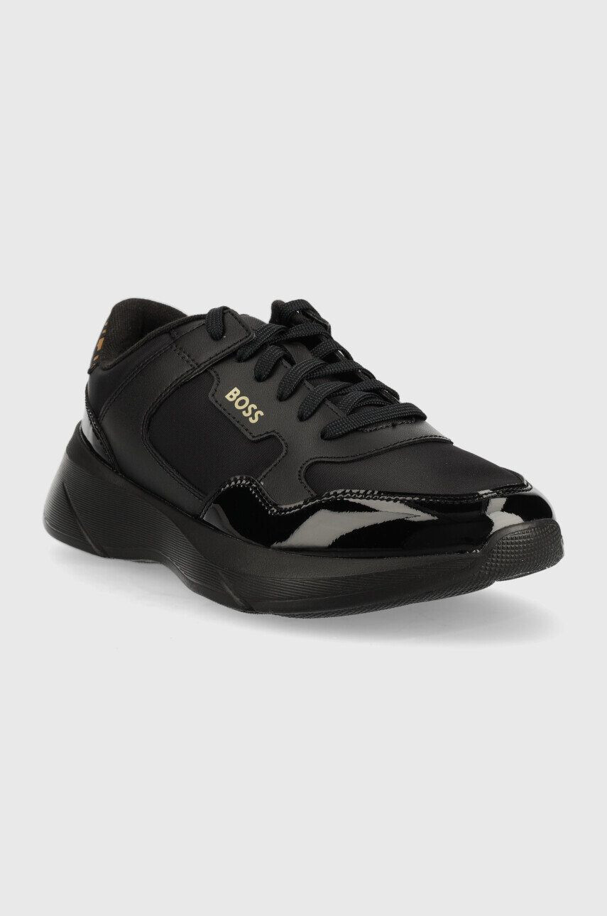 Boss Sneakers boty Dean černá barva 50474955 - Pepit.cz